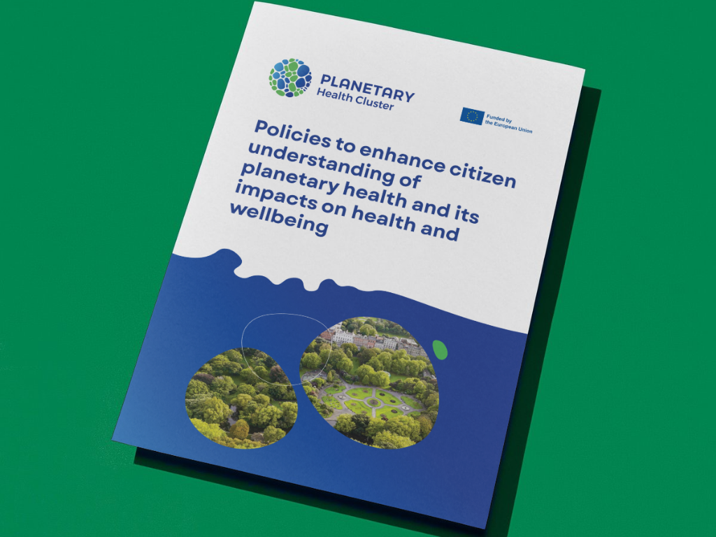 Living well on a healthy planet: Our new policy brief on planetary health and citizen engagement